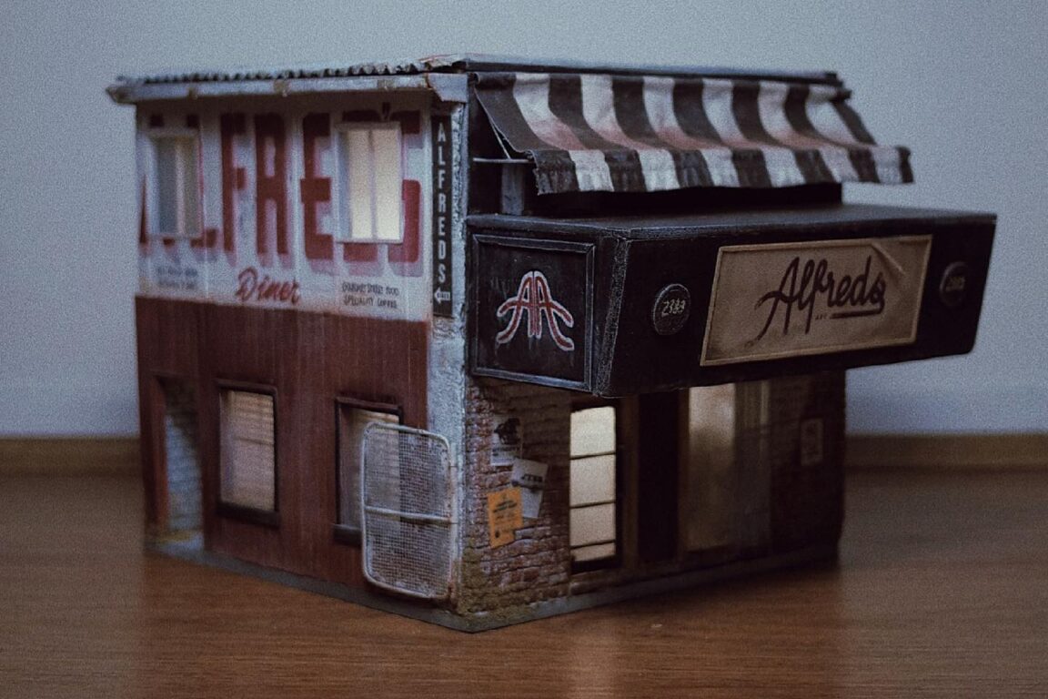 A miniature of a building
